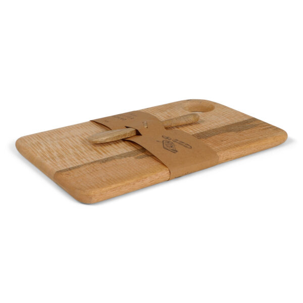 JENS Living Mango Boterbord Met Mes Naturel - Afbeelding 3