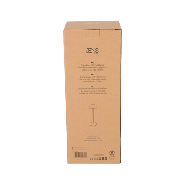 JENS Living LED Tafellamp Beige - Afbeelding 6