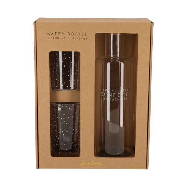 JENS Living Waterfles en Glazen Set - Afbeelding 3