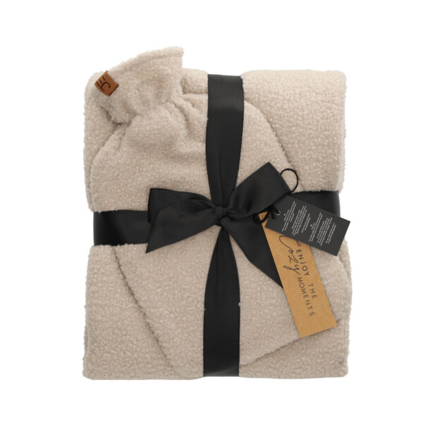 JENS Living Giftset Boucle Taupe /2 - Afbeelding 3