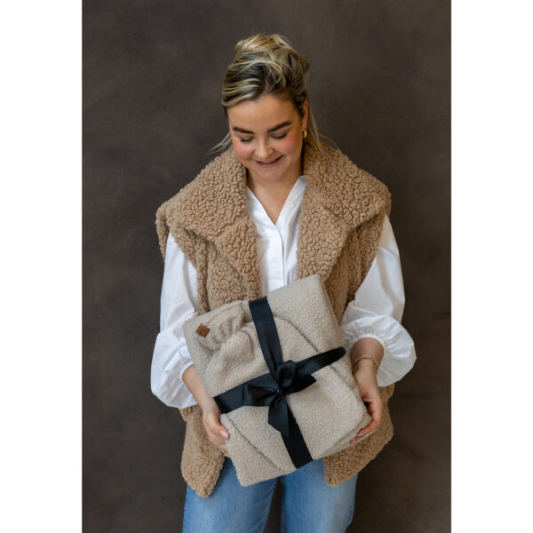 JENS Living Giftset Boucle Taupe /2 - Afbeelding 4