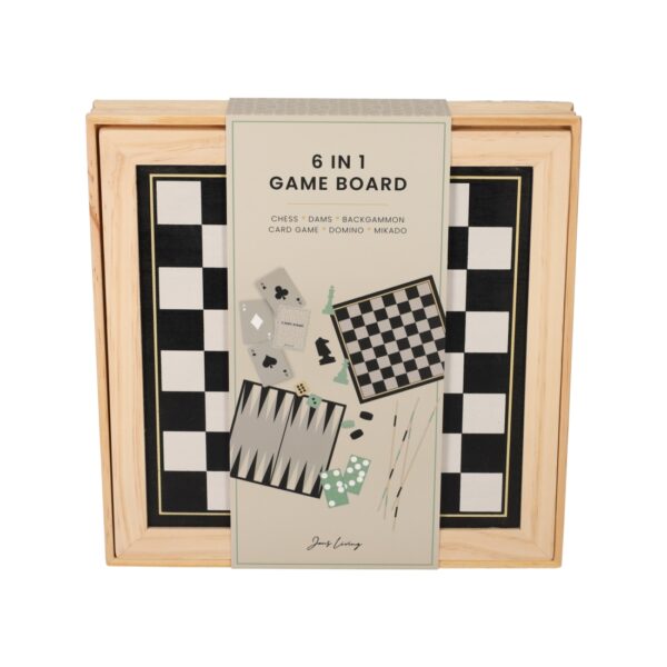 JENS Living Houten 6-in-1 Spel